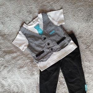 Calvin Klein, toddler boy shirt, vest, tie, pants